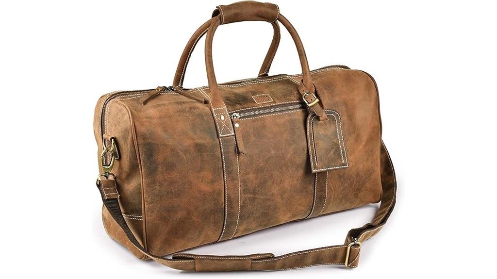 leather duffel bags