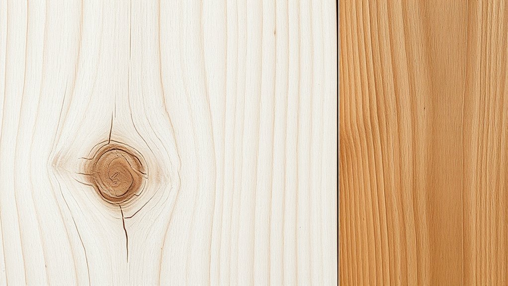 lighten natural wood grains
