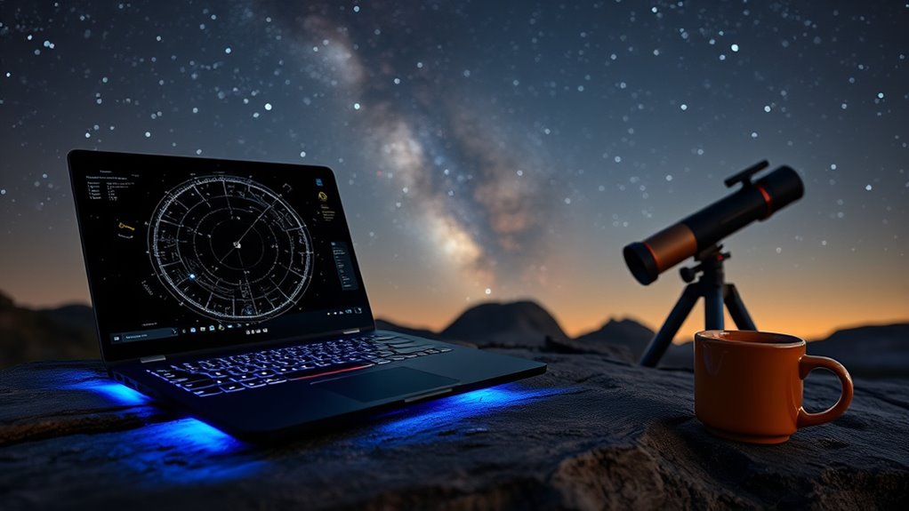 long lasting portable astronomy laptop