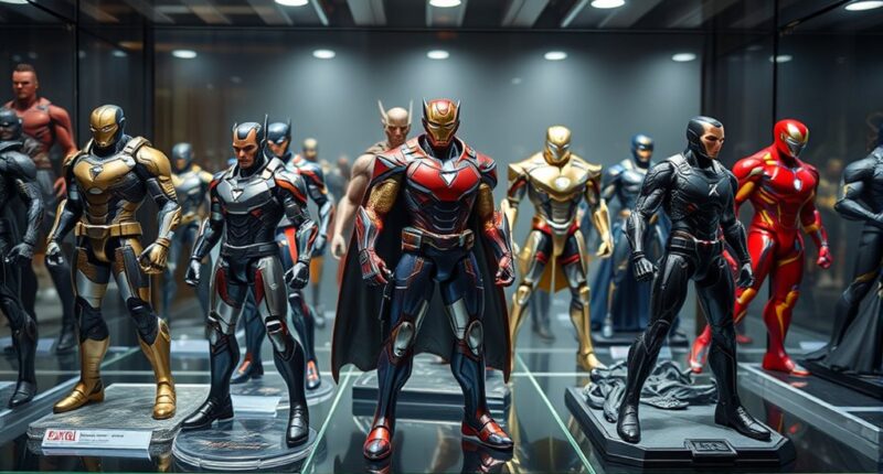 luxury action figure collection