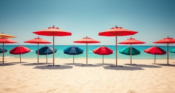 luxury beach umbrellas selection