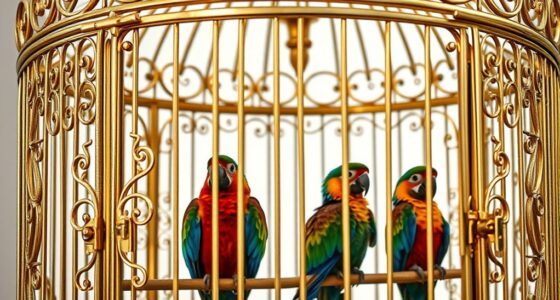 luxury bird cages selection