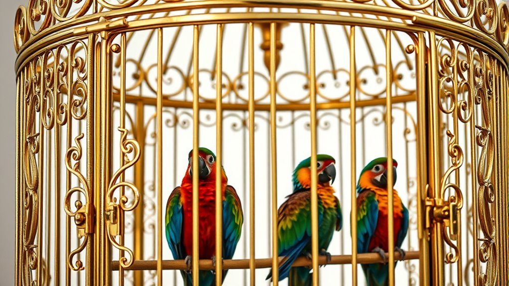 luxury bird cages selection