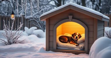 luxury cold weather pet housing
