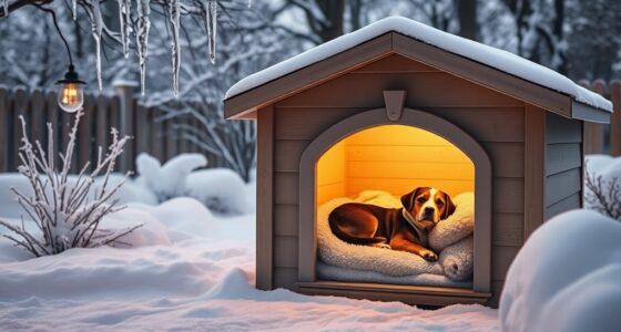 luxury cold weather pet housing