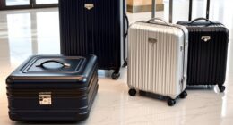 luxury durable travel luggage