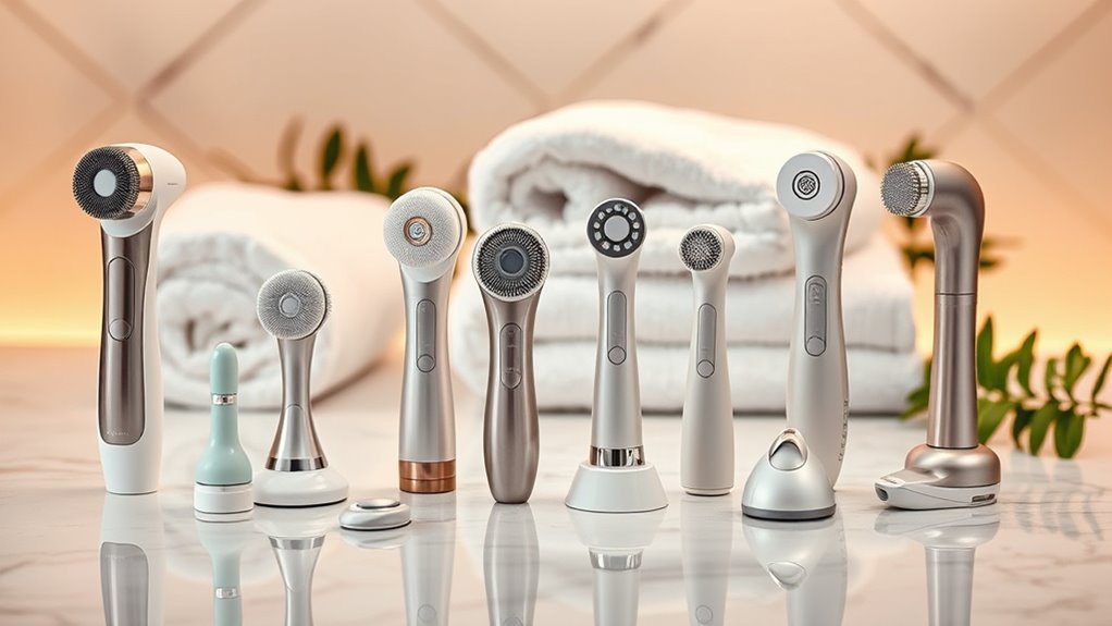 luxury facial cleansing devices