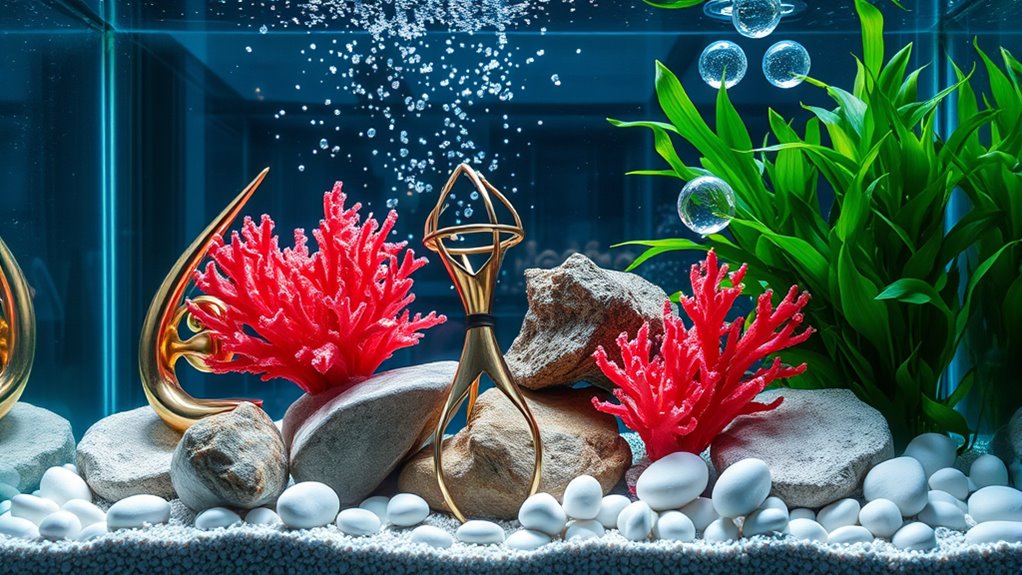 luxury fish tank enhancements