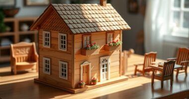 luxury handcrafted wooden dollhouses