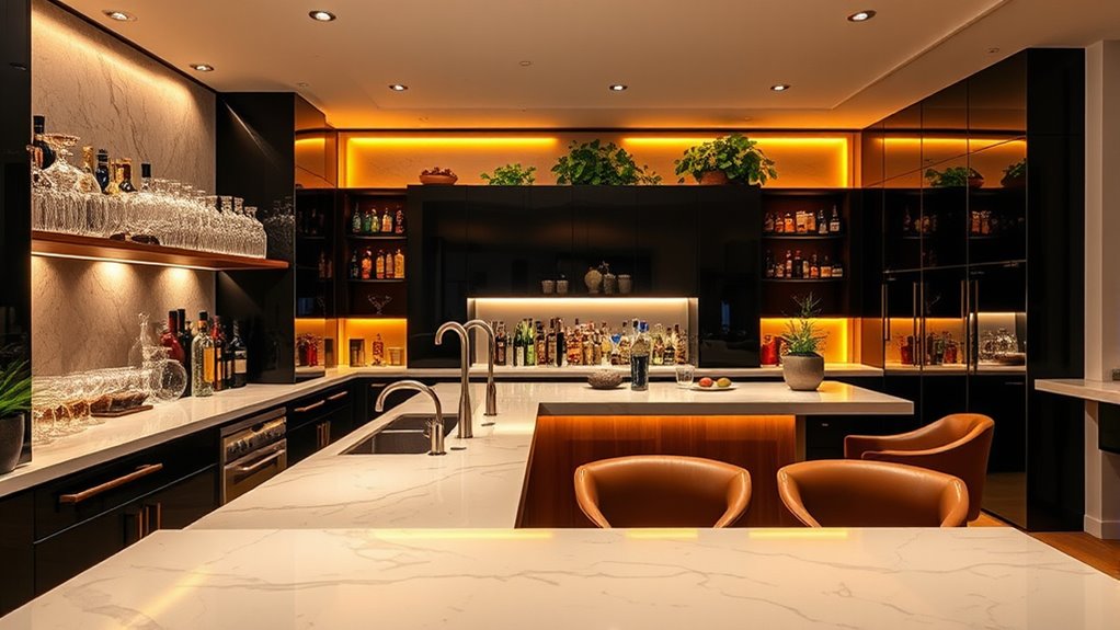 luxury home bar ideas