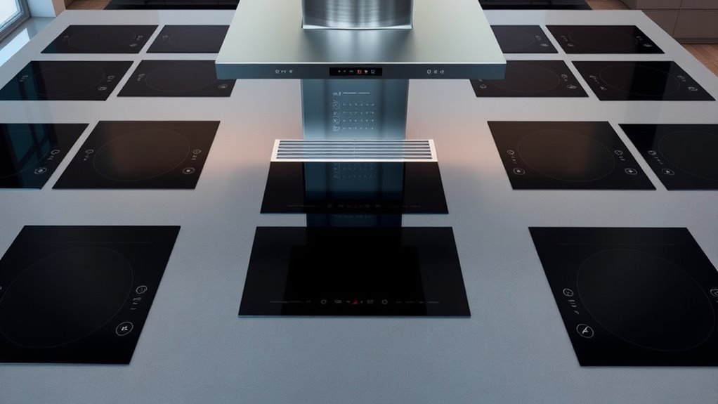 luxury induction cooktops