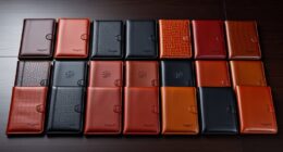 luxury leather passport sets