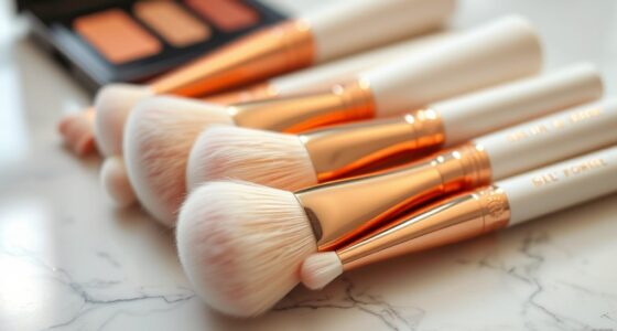 luxury makeup brush collection