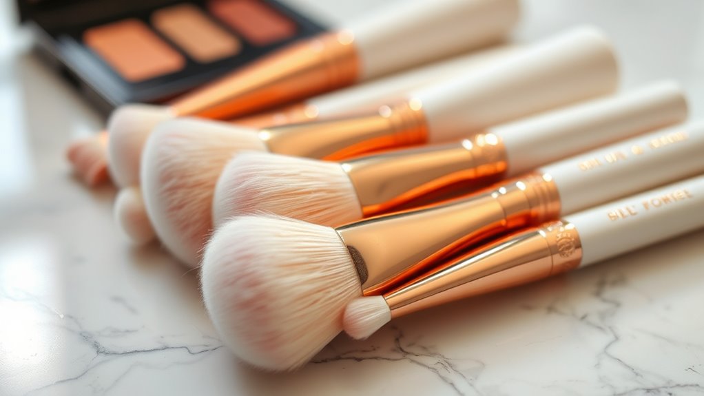 luxury makeup brush collection