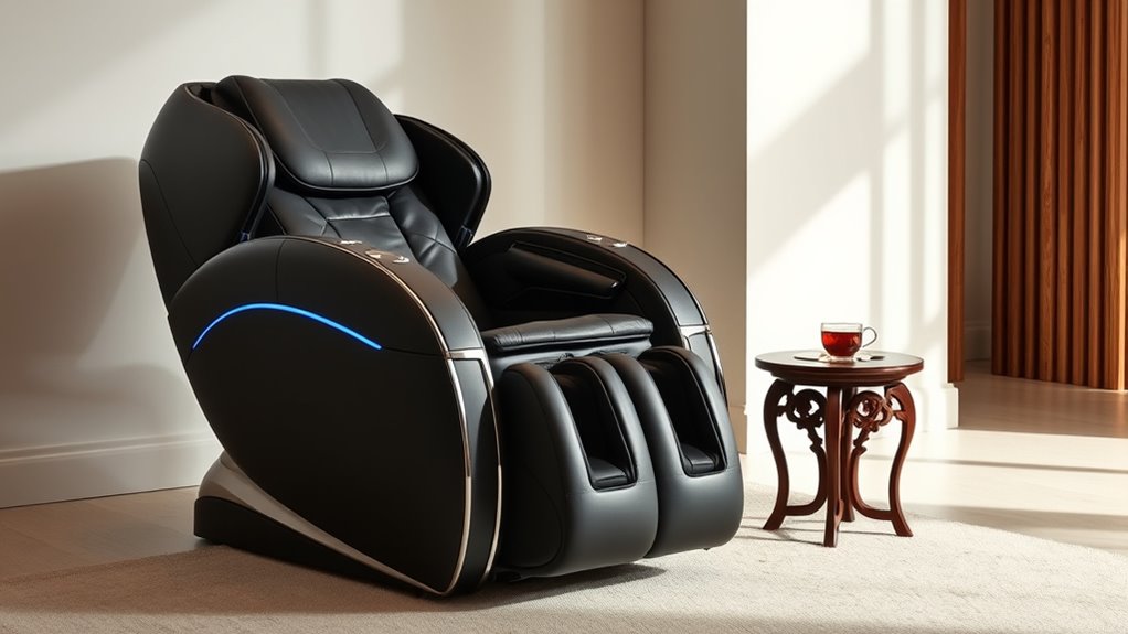 luxury massage chair selection