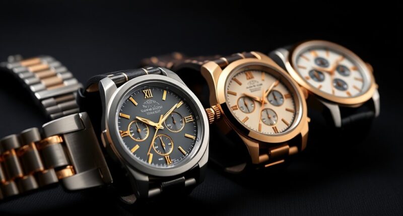 luxury men s watch selection