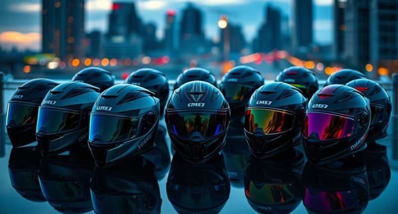 luxury motorcycle helmets 2025