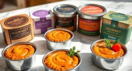 luxury pet food selections