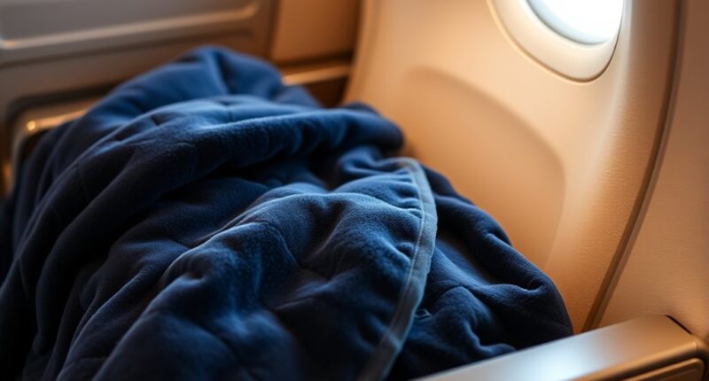 luxury travel blanket selection