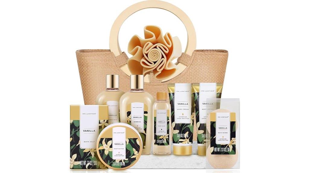 luxury vanilla bath gift