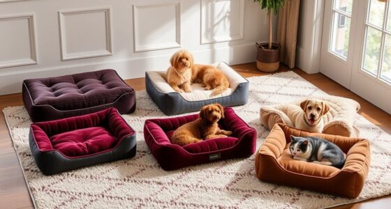 luxury warm pet bed