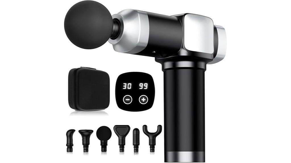 massage gun with attachments