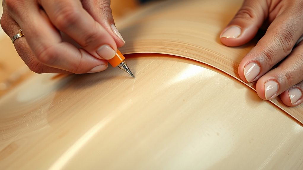 master careful laminate bending