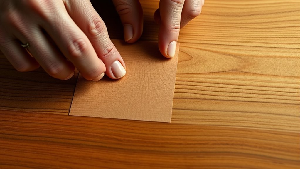 match grain for seamless repair