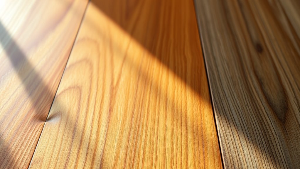 matching wood undertones effectively