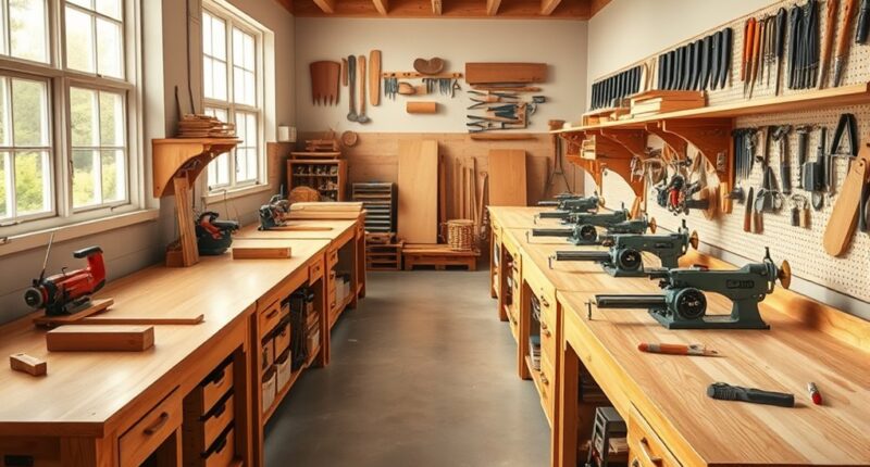 maximize workshop space efficiency