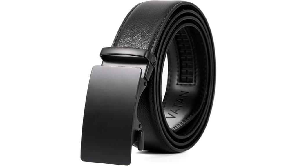 men s leather ratchet belt