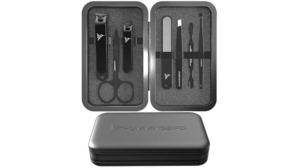 men s stainless nail grooming kit
