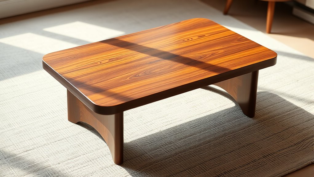 mid century modern coffee table