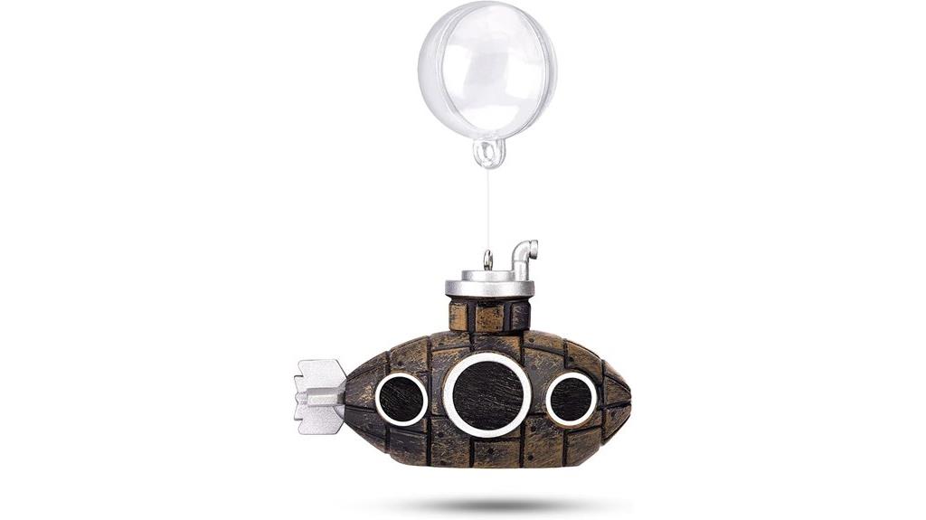 mini floating fish tank decoration