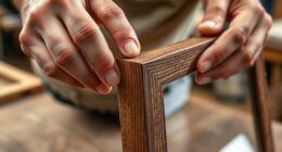 mitered corners glass inserts