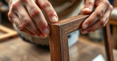 mitered corners glass inserts