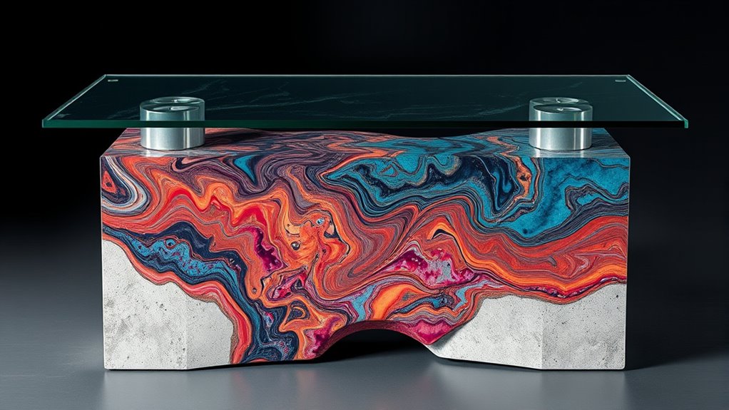 mixed material furniture design