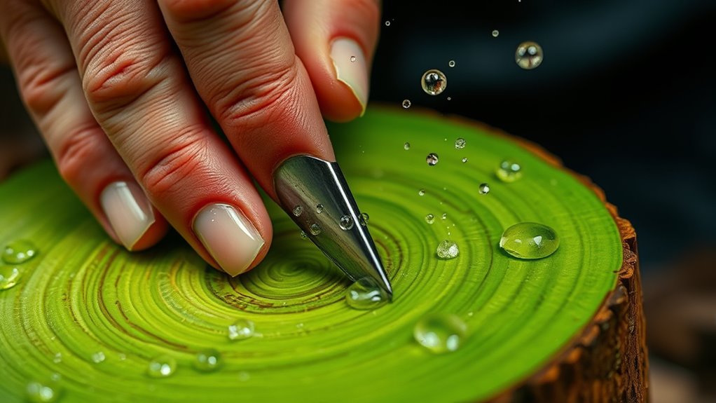 moisture management in green carving