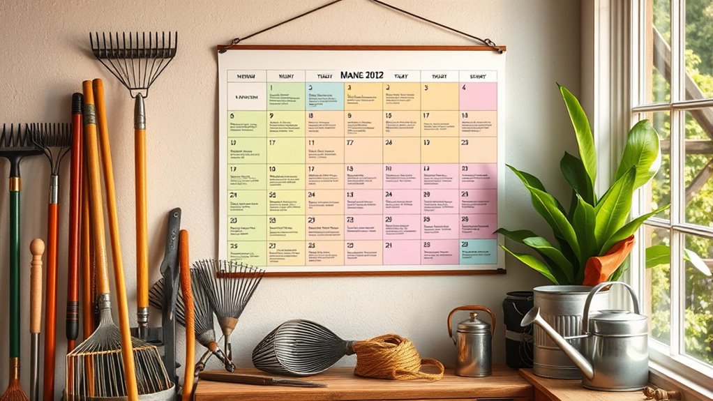 monthly seasonal conditioning schedules