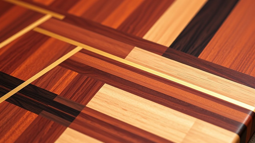 multi species wood grain contrast