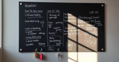 notes and keys organizer