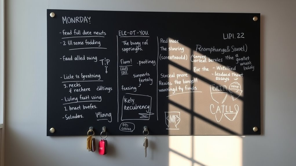 notes and keys organizer