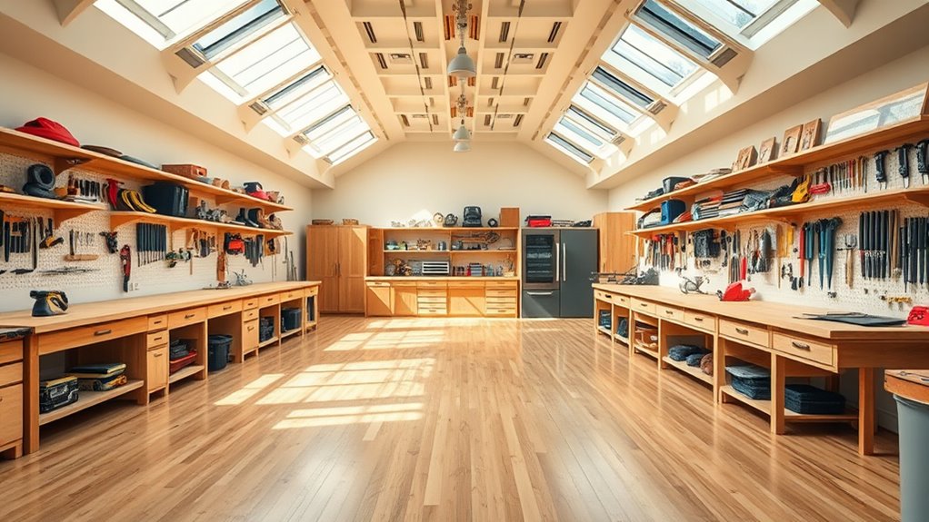 organized safe efficient workspace