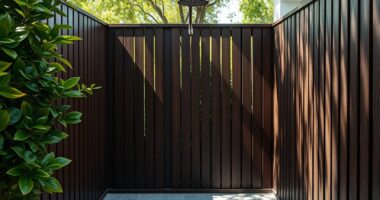 outdoor privacy shower enclosure