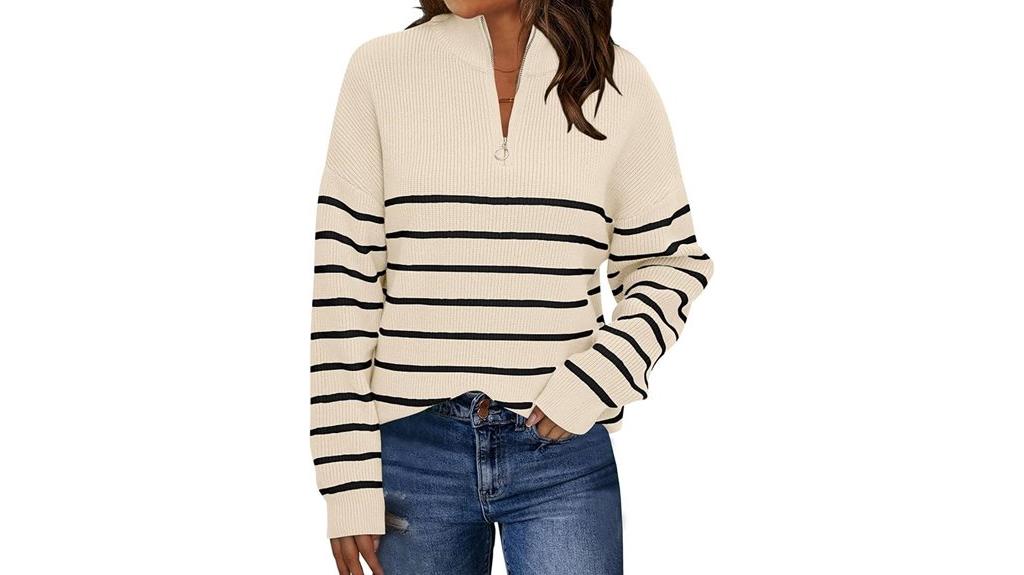 oversized women s quarter zip