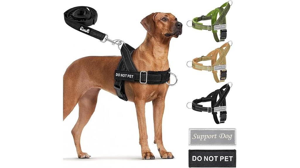 padded medium large harness