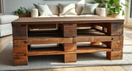 pallets to rustic tables