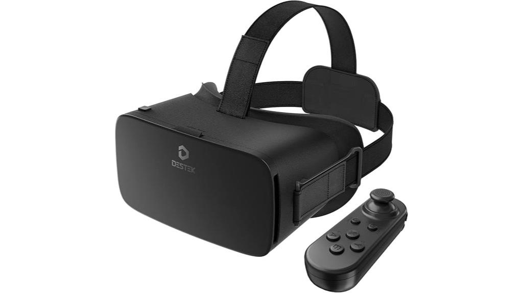 phone vr headset with controller