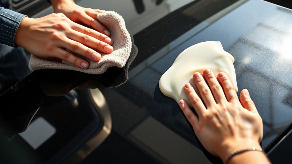 polish first then wax