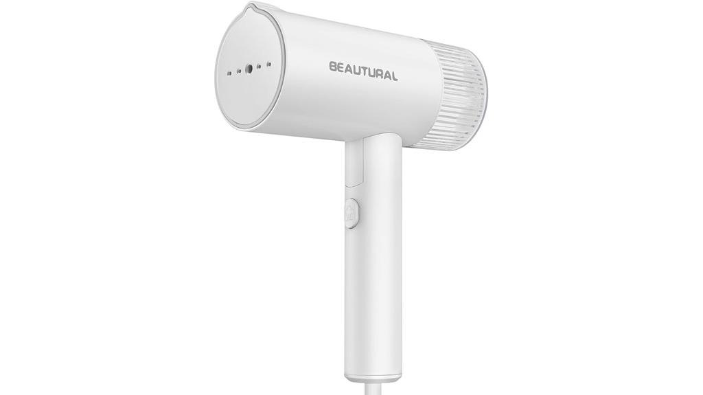 portable garment steaming device